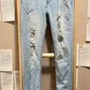 Wax Jean Light Blue Ripped Jeans with Pockets Photo 3