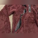 Kuhl Women’s  Flight Fleece Sherpa Pullover Hoodie Maroon Burgundy Size M Photo 3