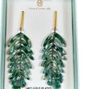 House of Harlow NIB  x REVOLVE: NWT 14k Gold Plated Palm Earrings Photo 2
