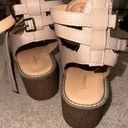 Bohme Taupe heeled chunky ankle sandals Photo 2