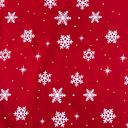 Disney Mickey Mouse Minnie Mouse Red Christmas Snowflake AOP Crewneck Sweater Photo 3