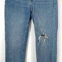 Madewell  The Perfect Vintage Jean Medium Wash Distressed High Rise Size 24 Photo 0