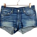 Rag and Bone  The Cutoff Short in Distressed Denim 25 Photo 3