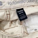 S.O.N.G 90’s Boyfriend Cargo Jeans in Denim Khaki Color Size 13/31 Photo 8