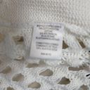 W By Worth  white open weave wrap cardigan size medium Photo 6