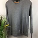 Hugo Boss Hugo Bosss Gray V Neck Long Sleeve Tee T Shirt XL Photo 0