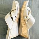 Wearever Wear.Ever Cork Wedge Tan Strappy Sandals Size 7M Photo 4