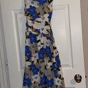 Entro Blue And Yellow Floral Maxi Dress Photo 0