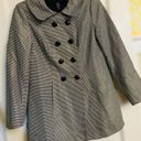 Banana Republic  Women’s Small Metallic Striped Double Breasted Pea Coat • Lined Photo 12