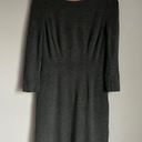 MM.LaFleur  Women's Lena Textured Ponte Dress Charcoal Gray Photo 3