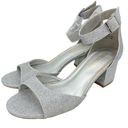 Dream Paris Dream Pairs Women's Silver Glitter Heeled Sandals Chunkle Photo 0