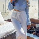 PacSun Light Blue Knit Longe Sleeve  Photo 0