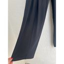 Dynamite NWT  High Rise Peated Front Wide Leg Paperbag Pants Jet Black Women's 0 Photo 3