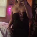 Motel Rocks Pink Bow Mini Dress Photo 1