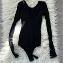 Commando  Seamless Black V-Neck Bodysuit Photo 5