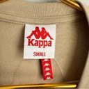 Kappa  Long Sleeve Crewneck T-Shirt Women's S Beige Sand White NWT Photo 2