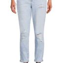 No Bo  mom jeans womens distress cuff juniors denim pants blue classic pocket Photo 0