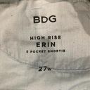 BDG  high rise Erin 5 pocket shortie shorts in size 27W Photo 2