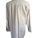 CP Shades  Teton Oversized Linen Long Sleeve Tunic Top in Lilac Size Small Photo 3