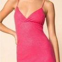 superdown Revolve  Sydney Sparkle Mini Dress in Pink sz small Photo 0