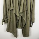 Eliane Rose  Open Front Lightweight Sage Green Jacket Size Large Photo 8