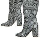 Steve Madden Satellite Snake Skin Knee High Heeled Boots sz 9.5M Photo 3