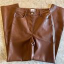 Wilfred Chocolate  pleather pants Photo 4