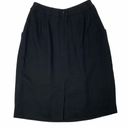 Anne Klein Vintage  II Black Wool Pencil Skirt Photo 1