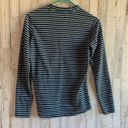 The Moon Simms Women's Drifter Henley Stripe Dark Sleeve Large Photo 6