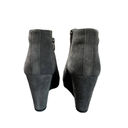 Via Spiga  grey suede ankle wedge boot size 8.5 Photo 2