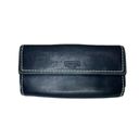 Coach  Vintage Y2K Navy‎ Leather Contrast Stitch Full Sized Wallet Photo 1