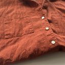 A New Day  shimmer thread button front camp blouse, size medium Photo 1