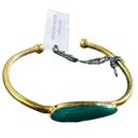 Onyx TEN Thousand Villages Green  Bracelet Gold Plated Crafted in India Photo 0