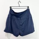 Halara  High Waisted Crossover Side Pocket 2-in-1 Casual Shorts Mood Indigo nwt Photo 2