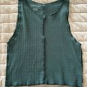 American Eagle green multi fabric tank Photo 0