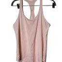 Lululemon  cream blush racer back woven tank sz 4 Photo 0