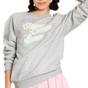 Stoney Clover Lane  for Target Gray Pastel Logo Crewneck Sweatshirt Photo 3