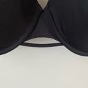 Hanes  Black Bra With Underwire Comfortable Sides Size 2XL Hook In Back Soft Photo 2