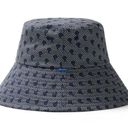 Pacific&Co Hemlock Hat ., Bali Navy White Dot Swirl Bucket Sun Beach Hat, Size Medium Photo 0