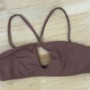 PacSun Bikini Top and Bottom Brown String Tie Size XS/S Photo 3