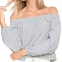 Brandy Melville Theia Off The Shoulder Striped Top Sz Small Photo 0