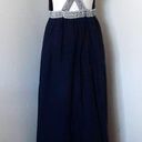 J.Crew  Navy Deep V-Neck Ruffle Beach Dress Size M Photo 9