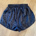 For Love & Lemons  Fleur Jacquard Satin Shorts in Black Photo 4