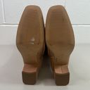 Ann Taylor New  Block Heel Leather Boots Sz 9.5 Cream tan Calf-High #597207 tall Photo 4