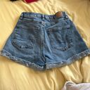 American Eagle Stretch Denim Mom Shorts Photo 2