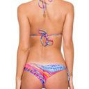 Luli Fama  Star Girl Triangle Bikini & Wavey Ruched Brazilian Tie Bottom SZ Large Photo 8