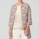 Reserved  Jacquard Bohemian Kimono Jacket XS Photo 8