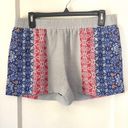 BCBGMAXAZRIA BCBG Cobalt Blue Multi Colored Shorts Photo 1