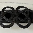 BCBGMAXAZRIA Knot Stretch Belt in Black Size M/L Photo 2