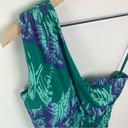 Gianni Bini  Madison Mint Leaf One Shoulder Tropical Mini Dress Medium INV267 Photo 6